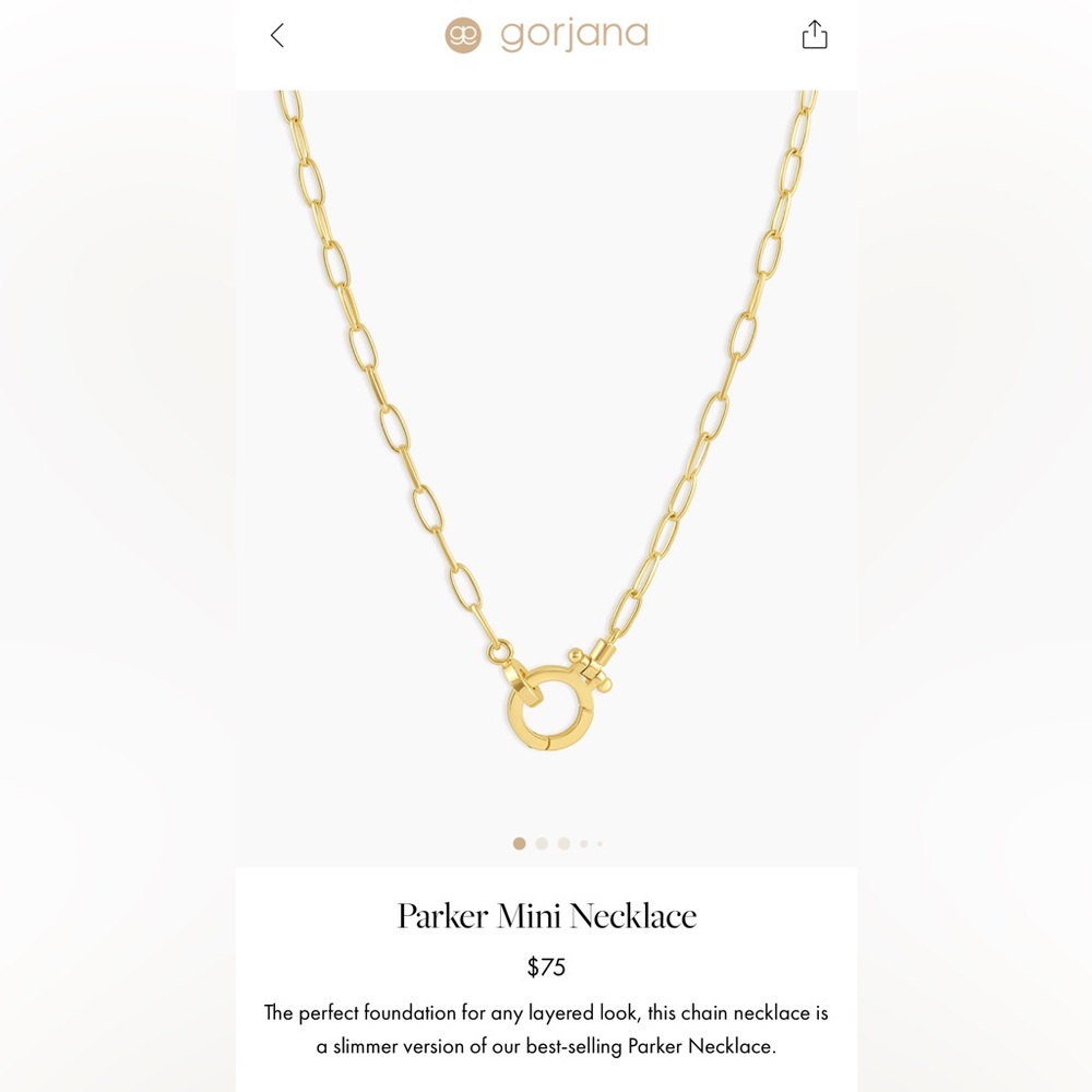 Gorjana Parker Mini Necklace